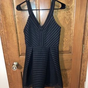 Black skater style dress